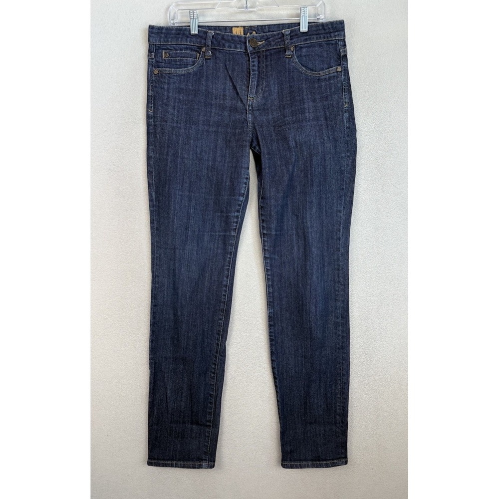 Kut From The Kloth Jeans‎ Women's Sz 10 Diana Skinny Mid Rise Blue Denim